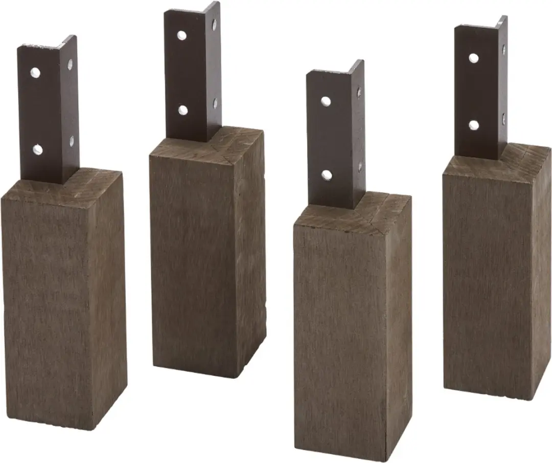 Evolar Opstelvoetjes Airco Omkasting Walnut Grey WPC