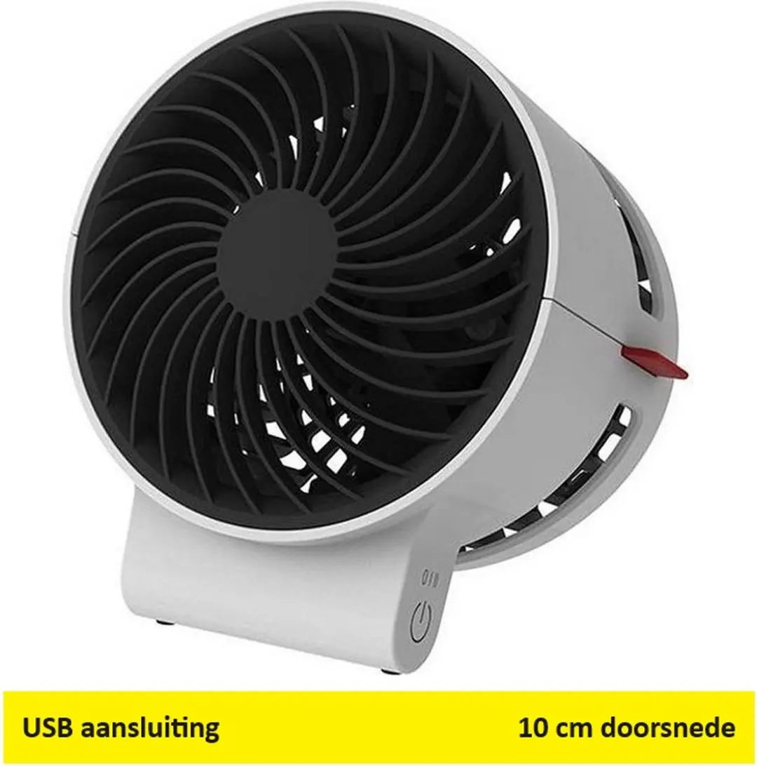 Boneco Airshower F50 Mini Ventilator - 10cm - USB - Wit - afbeelding 5 van 6