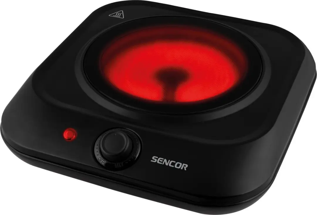 Sencor SCP 1763BK Keramische Kookplaat 1200W - 1 Zone - Zwart - afbeelding 6 van 6