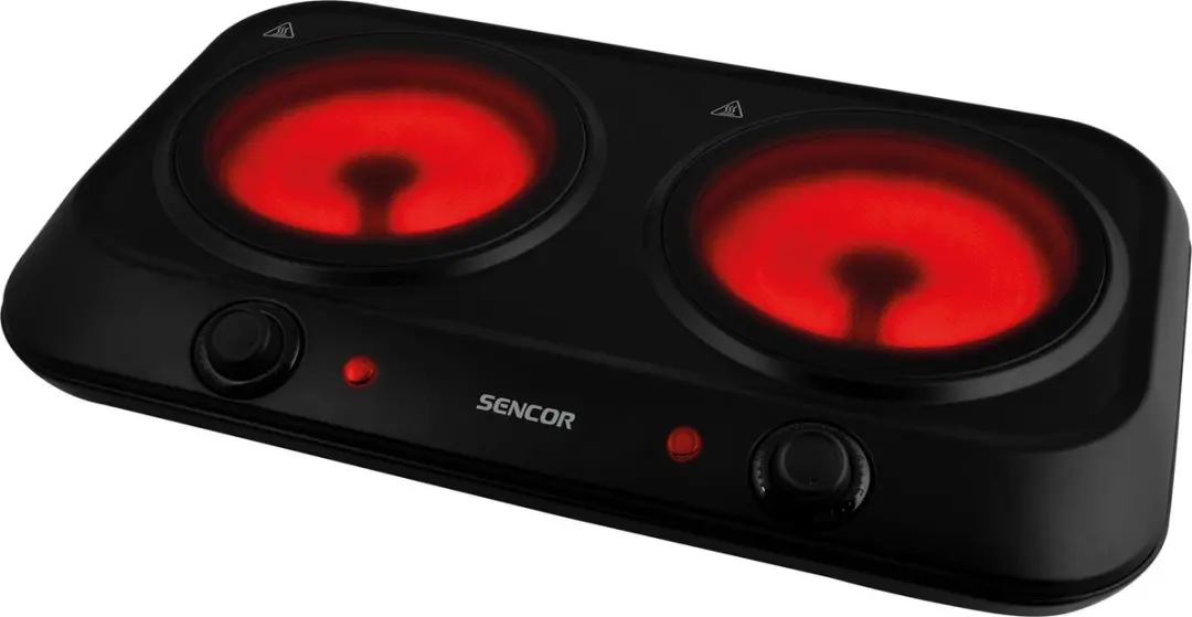 Sencor SCP 2263BK Infrarood Kookplaat 2400W - 2 Zones - Zwart - afbeelding 4 van 6