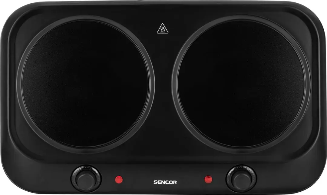 Sencor SCP 2263BK Infrarood Kookplaat 2400W - 2 Zones - Zwart - afbeelding 2 van 6