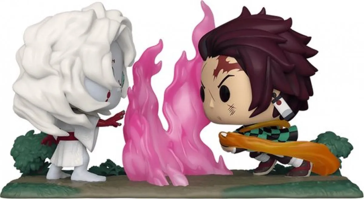 Funko Demon Slayer POP! Tanjiro vs Rui 2-Pack - 9cm - Multicolor