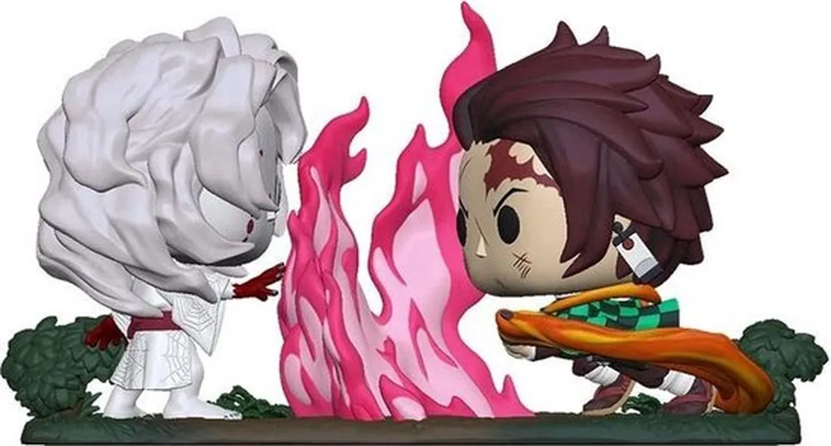 Funko Demon Slayer POP! Tanjiro vs Rui 2-Pack - 9cm - Multicolor