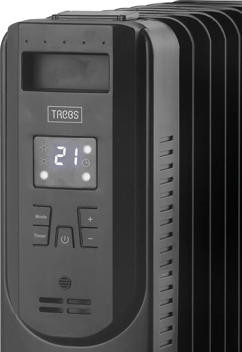 Trebs 99404 Olieradiator 2000W - Zwart - afbeelding 3 van 6
