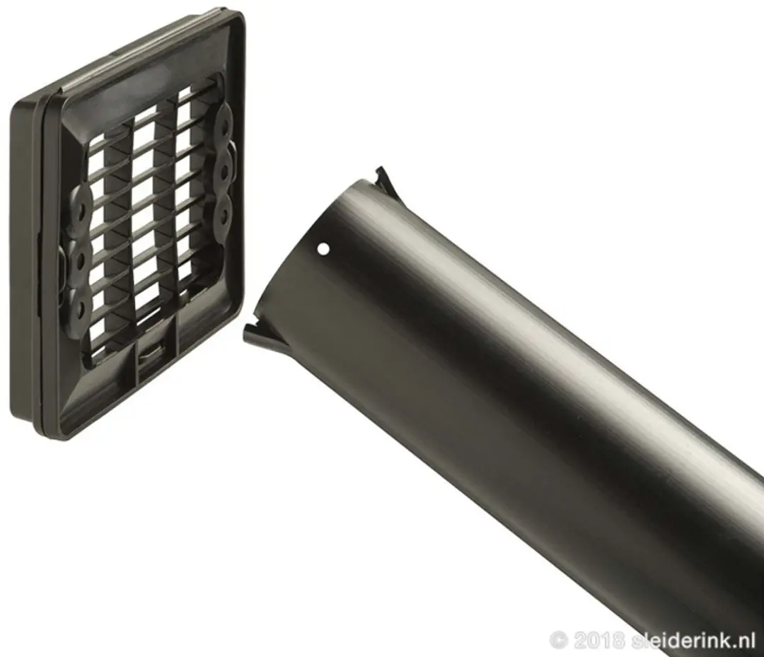 Ubbink Renovatiekoker Kunststof 50mm - Zwart