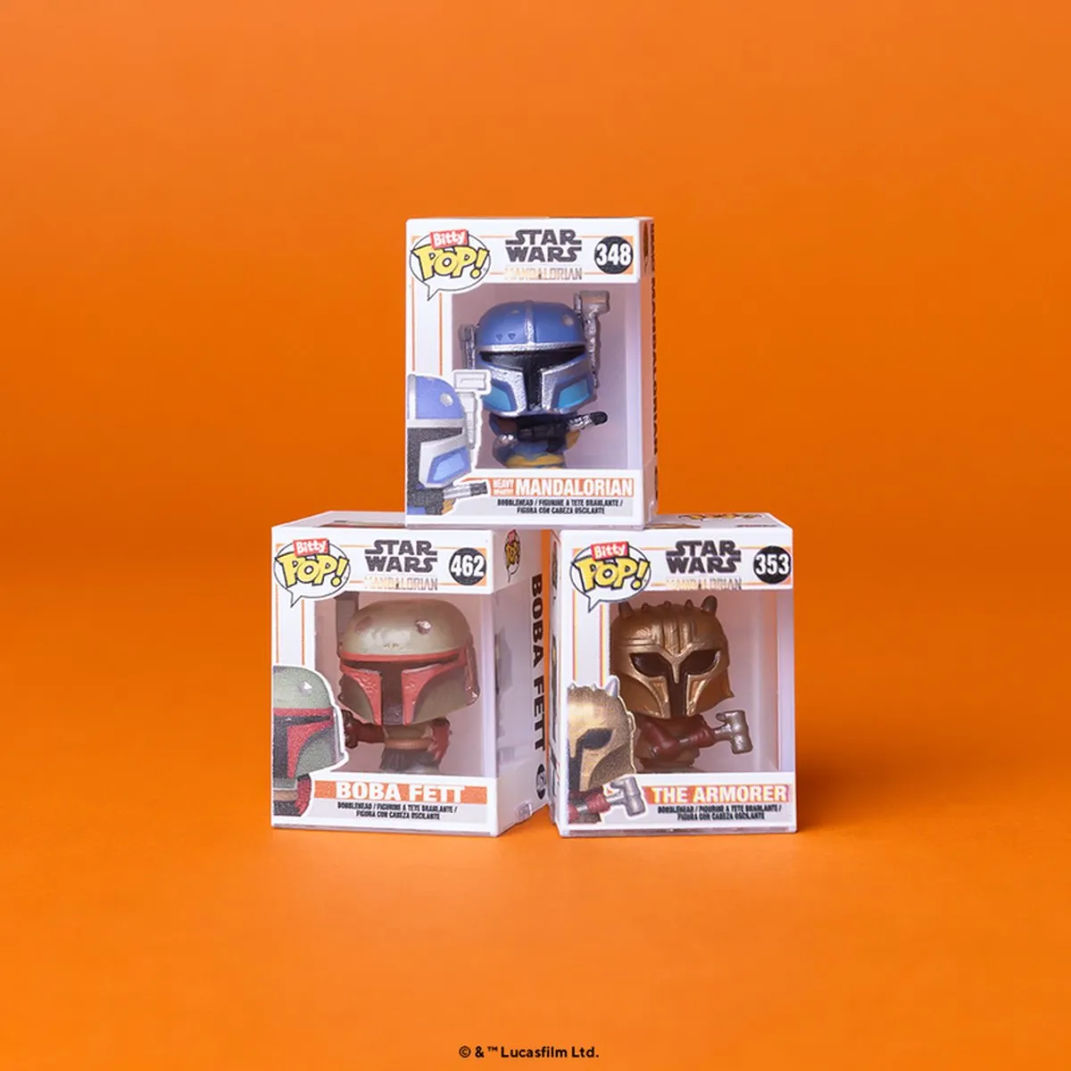 Funko The Mandalorian Bitty Pop 4 Pack - 2.5cm - Meerkleurig