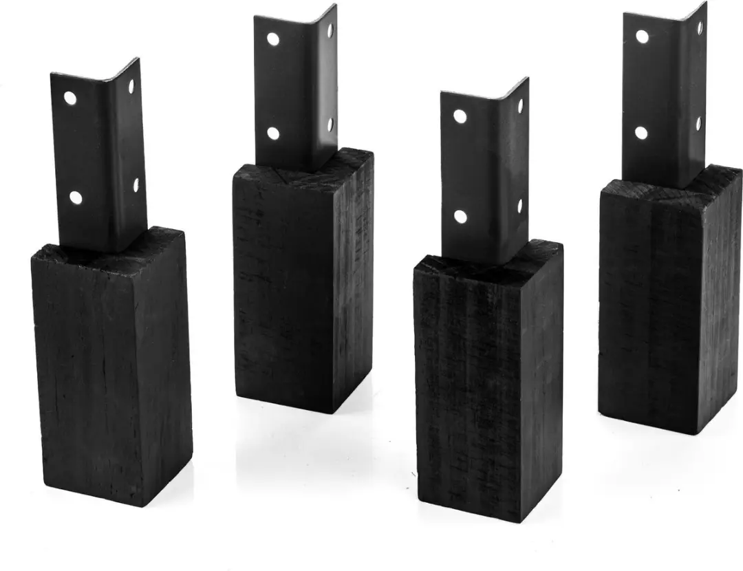 Evolar Opstelvoetjes Airco Omkasting Zwart Wood