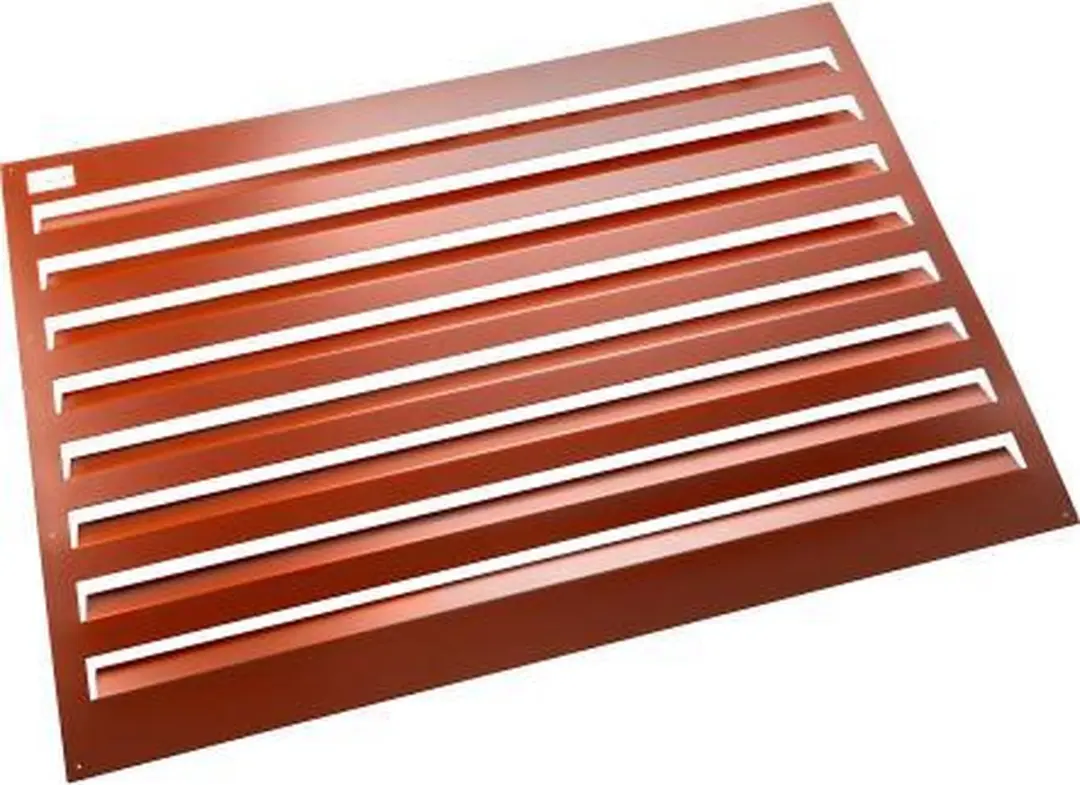 Evolar Achterplaat voor Airco Omkasting Steenrood XL