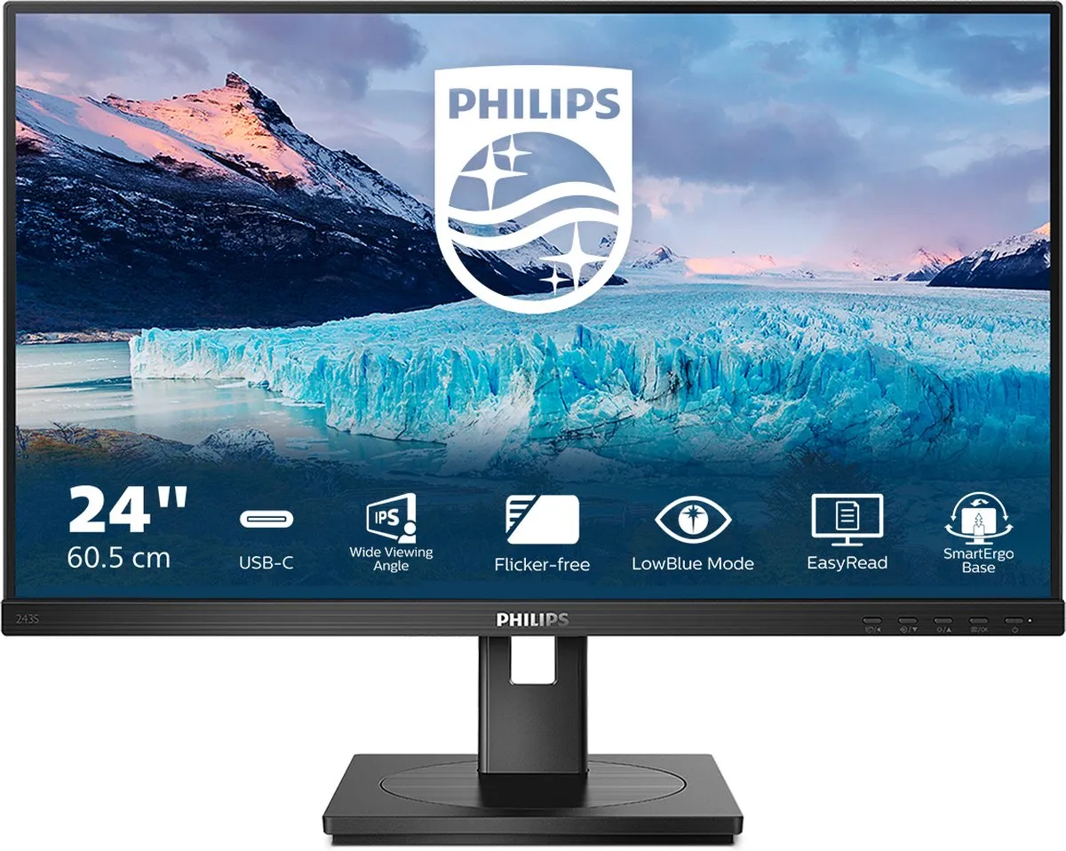 Philips 243S1 Full HD Monitor 24 inch