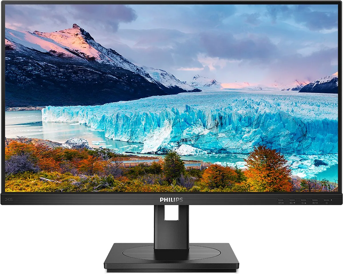 Philips 243S1 Full HD Monitor 24 inch - USB-C 65W - afbeelding 6 van 6