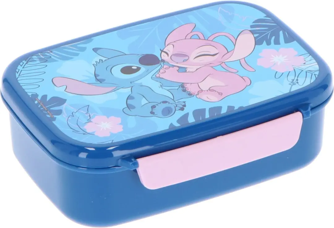 Lilo & Stitch Lunchbox Blauw - 2 Vakken