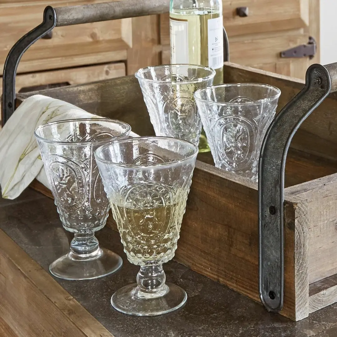 Loberon Sarton Wijnglazen Set - 4 Stuks