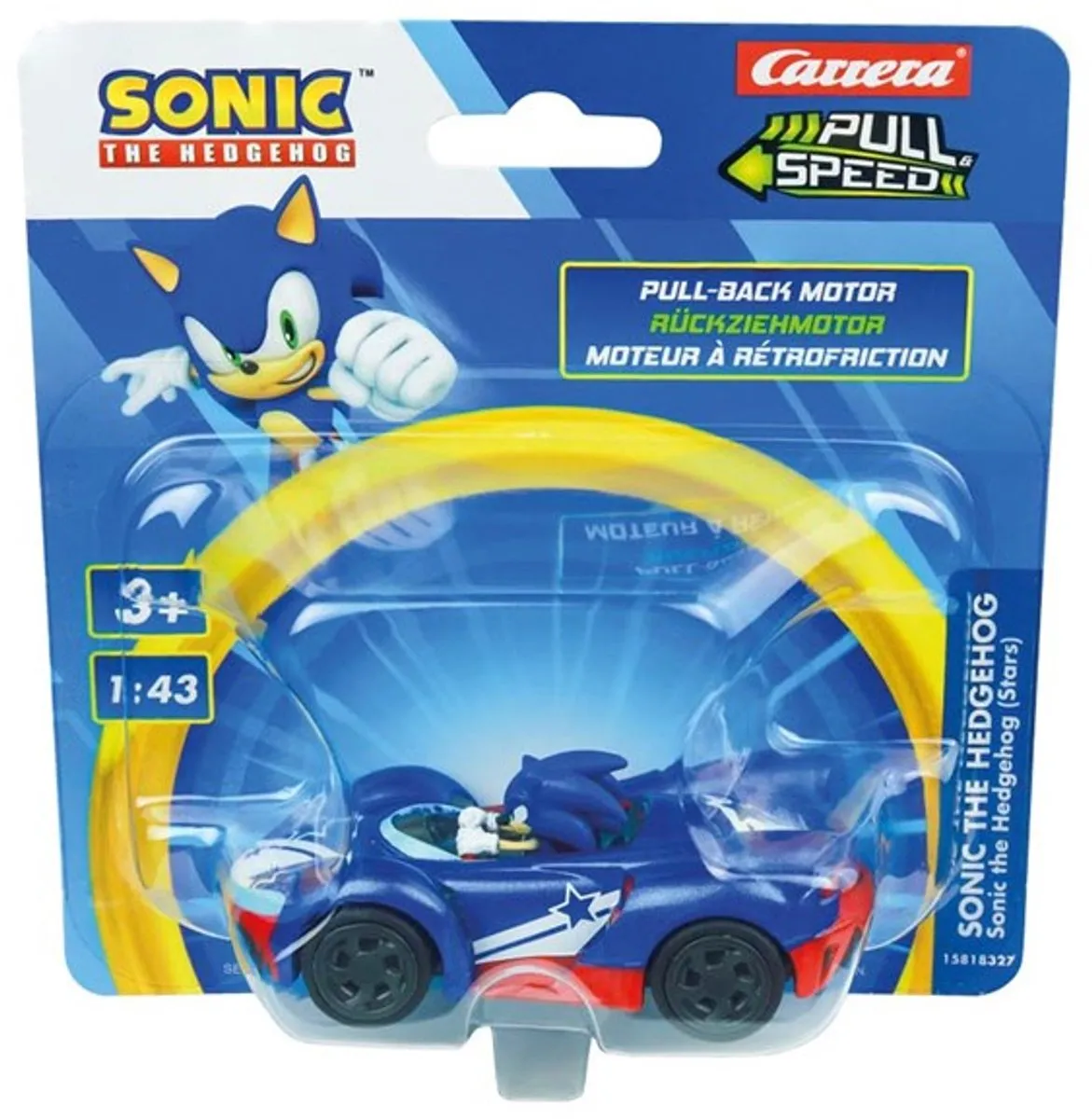 Carrera Sonic the Hedgehog Auto Pull & Speed-Sonic