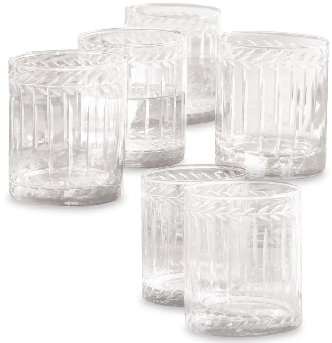Loberon Glas Set 6 Stuks - Ø8cm - Helder - afbeelding 6 van 6