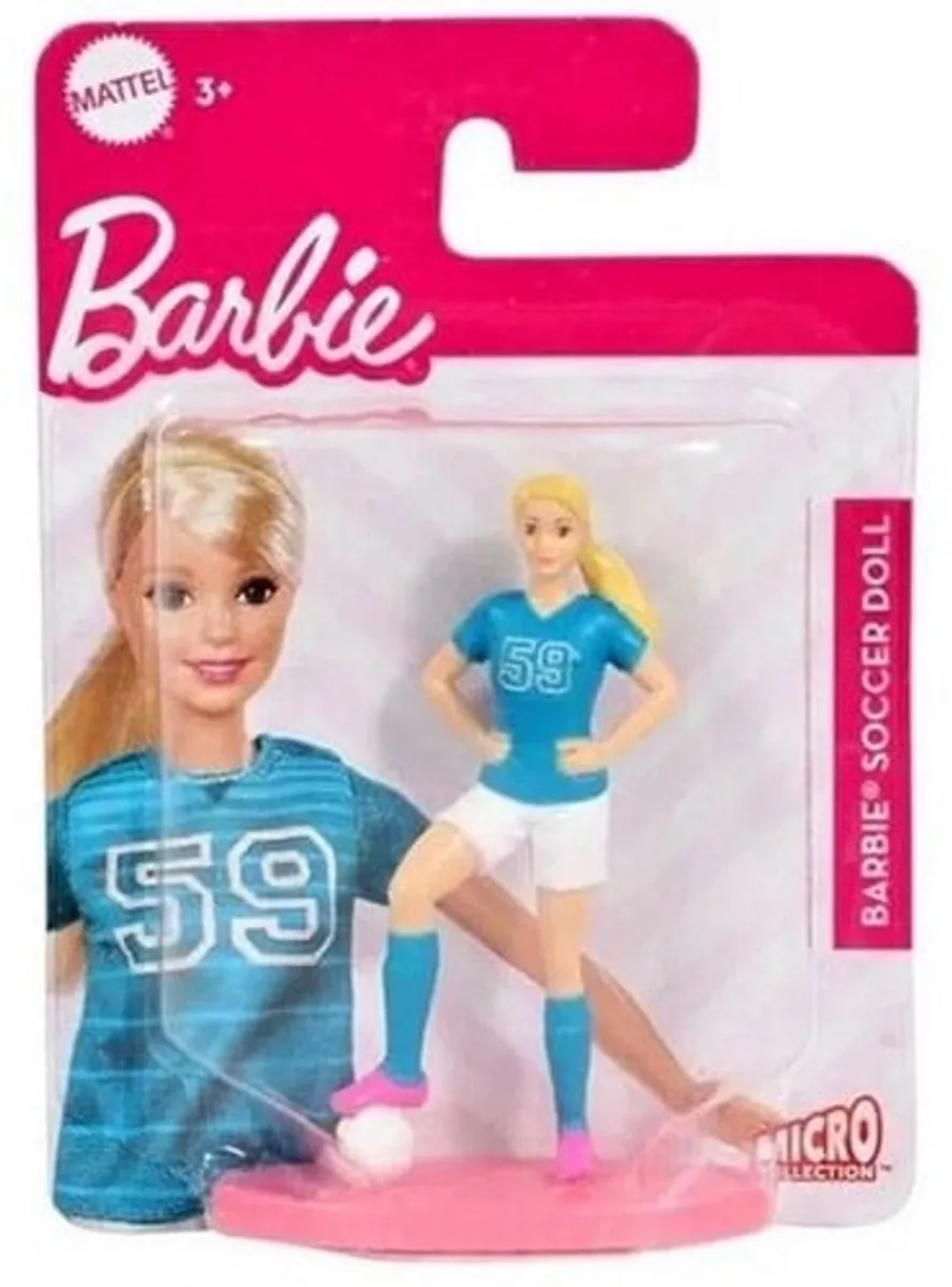 Mattel Barbie Voetbal Mini-figuur 8x11,5cm