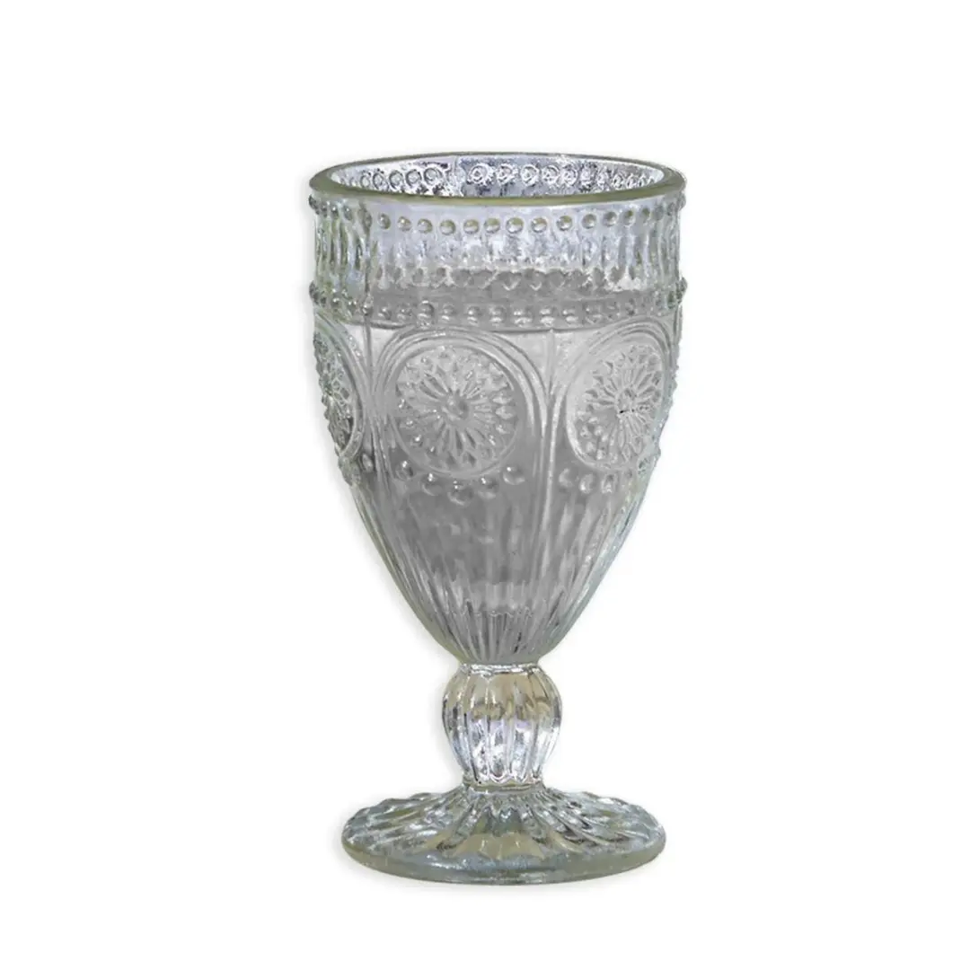 Loberon Leatrice Glas Set 6 Stuks - Ø9cm