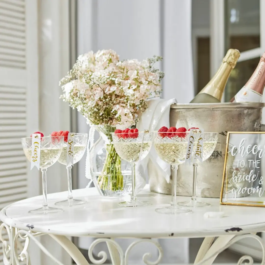Loberon Champagneglas Set 6-delig - Ø8.5cm