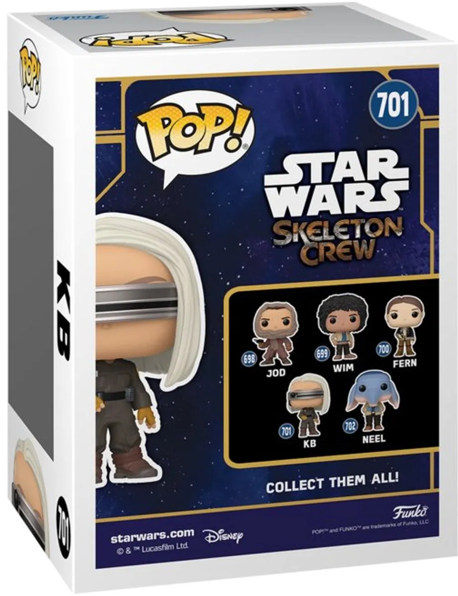 Funko Pop! Star Wars Skeleton Crew KB Vinylfiguur - 0889698767323