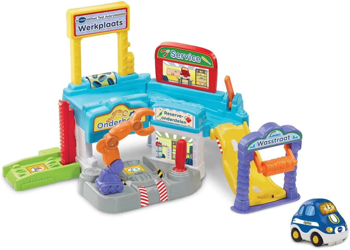 VTech Toet Toet Auto's Werkplaats - Ayden Auto - Multicolor