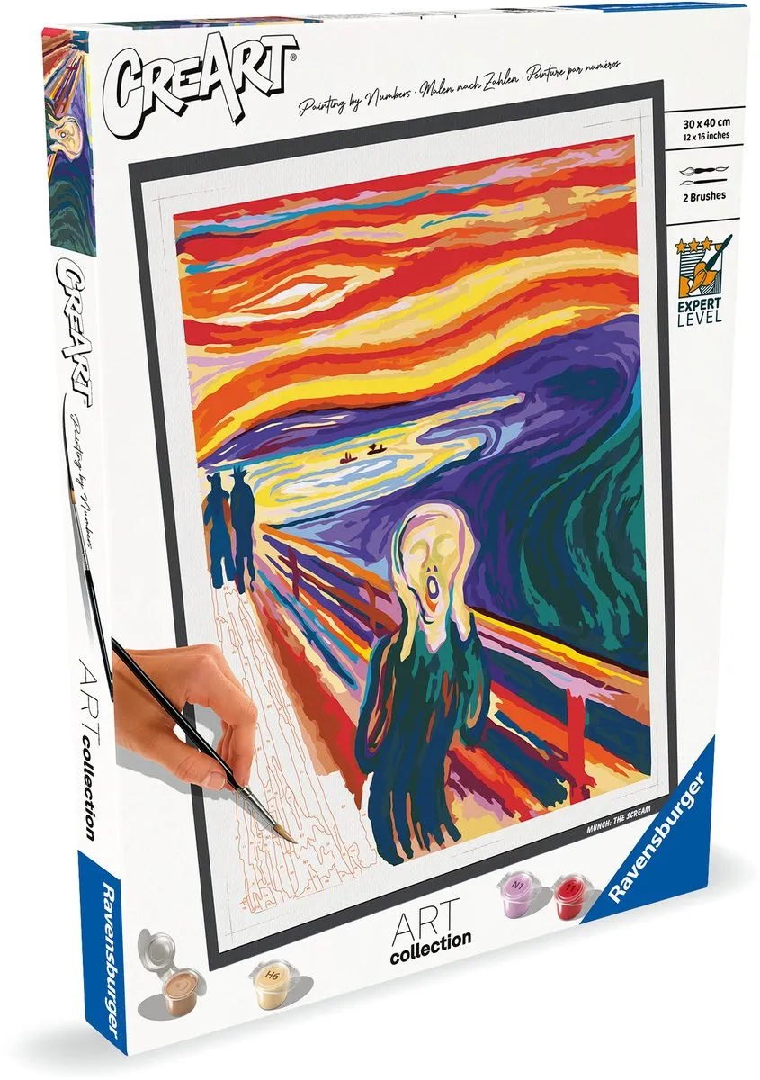 Ravensburger CreArt Munch De Schreeuw Acrylverfset