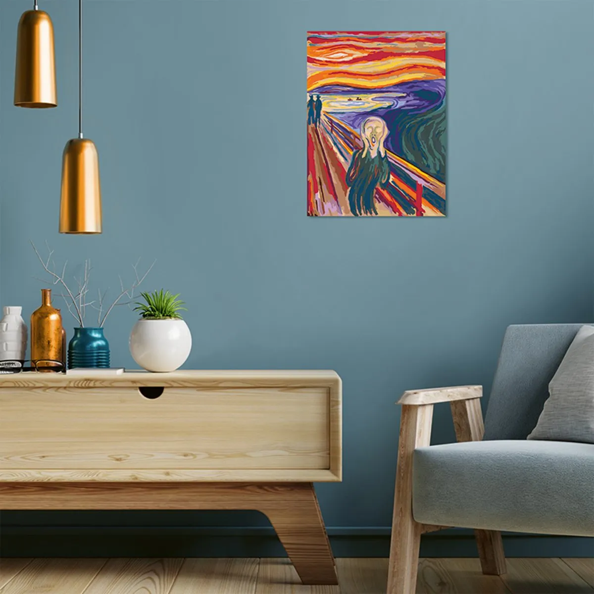 Ravensburger CreArt Munch De Schreeuw Acrylverfset - Meerkleurig