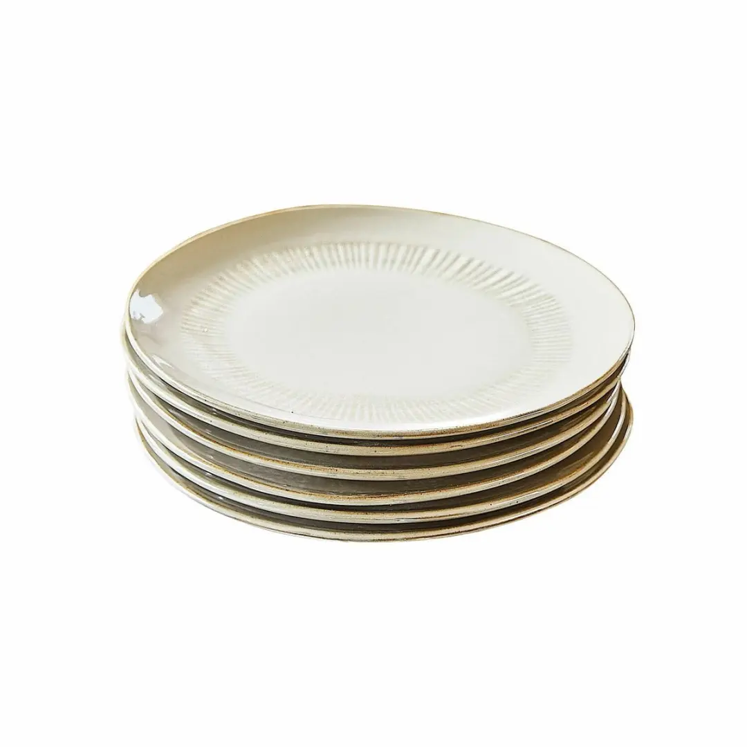 Loberon Périers Bordenset 6-delig - Beige