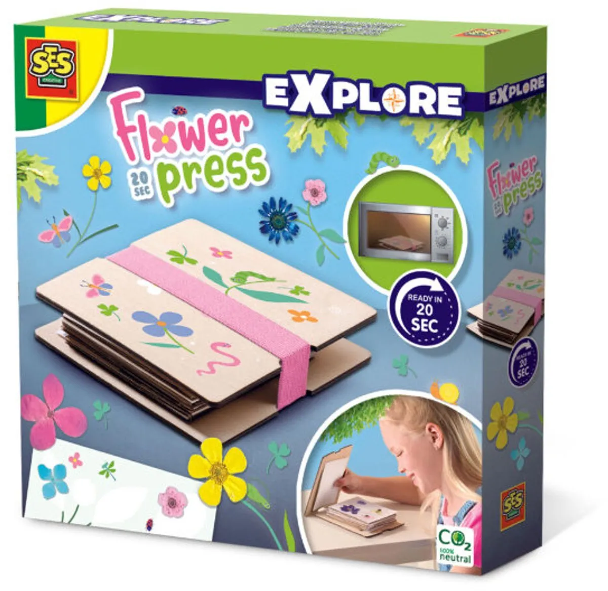 SES Creative Explore Bloemenpers - 6 Stuks