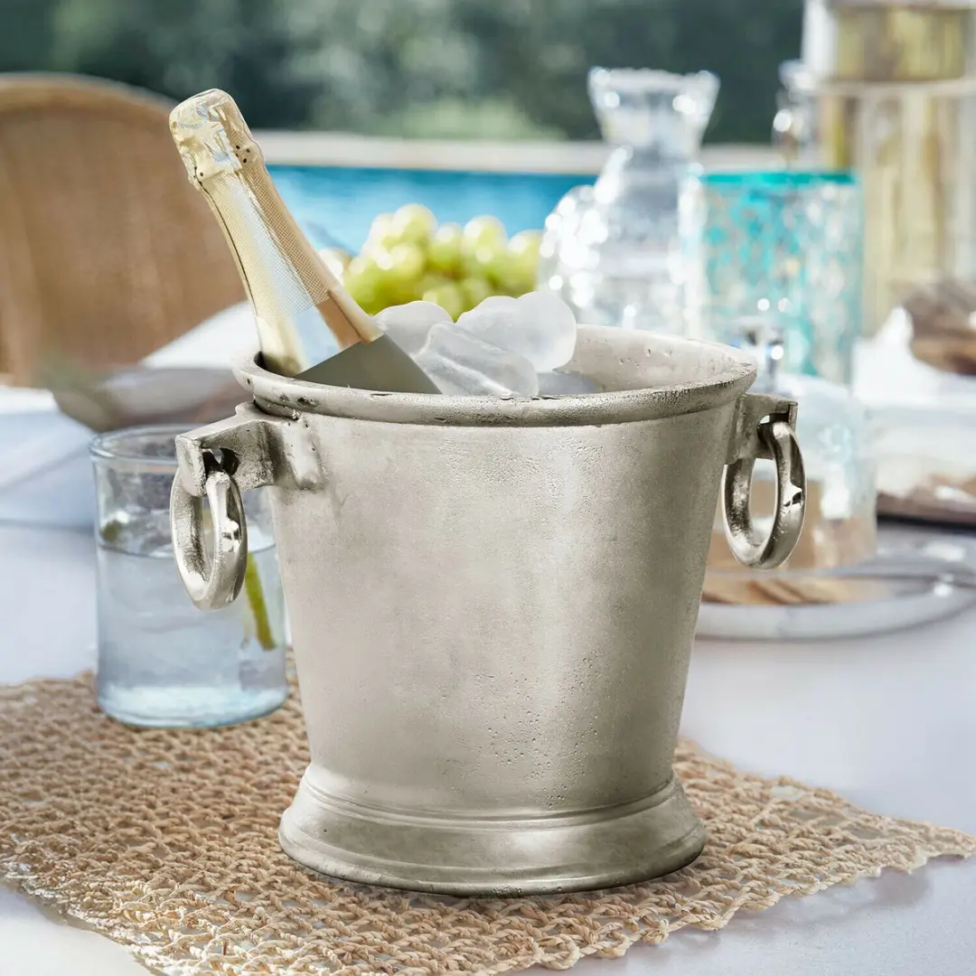 Loberon Drankenkoeler Cressford - Zilver