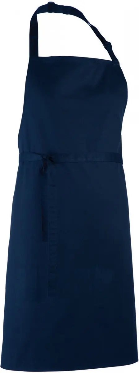 Schort/Tuniek/Werkblouse Unisex One Size Premier Navy 65% Polyester, 35% Katoen