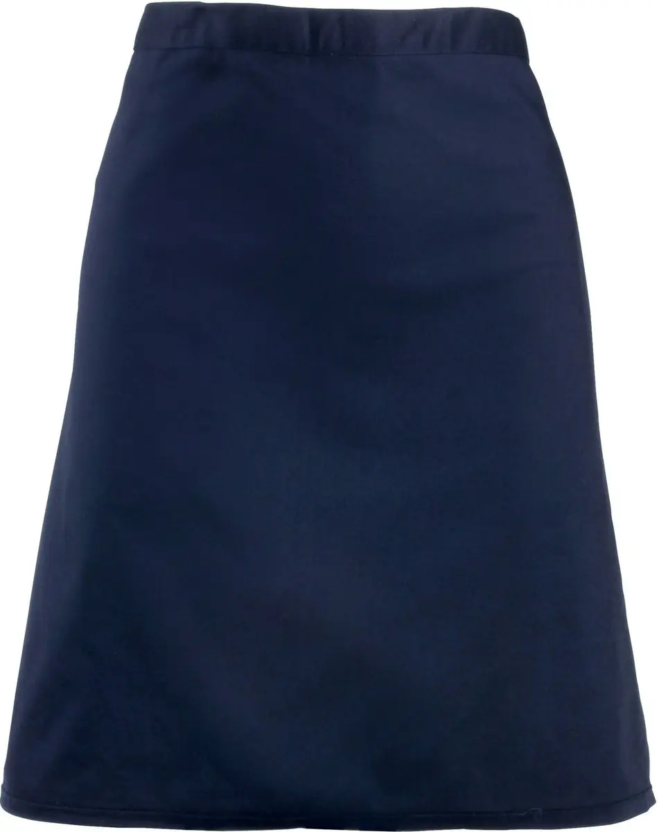Schort/Tuniek/Werkblouse Unisex One Size Premier Navy 65% Polyester, 35% Katoen