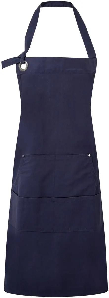 Schort/Tuniek/Werkblouse Unisex One Size Premier Navy 100% Katoen