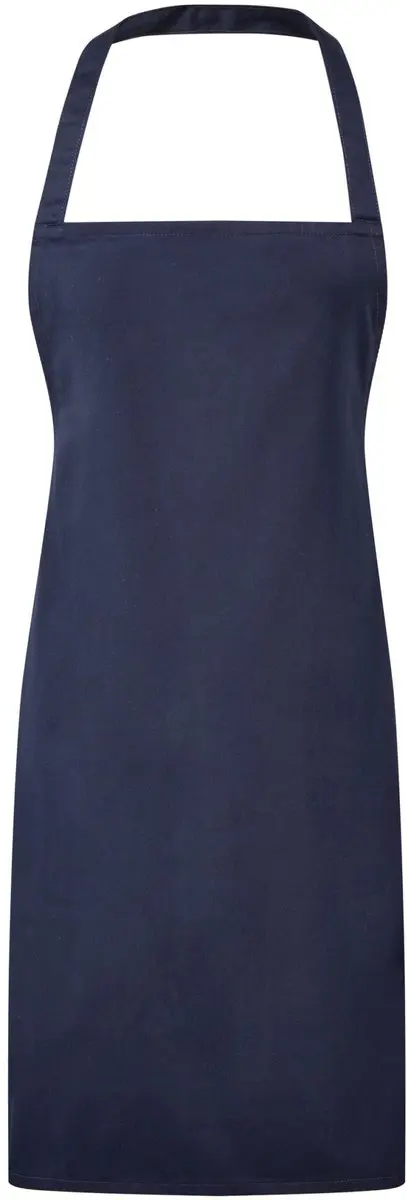 Schort/Tuniek/Werkblouse Unisex One Size Premier Navy 80% Polyester, 20% Katoen