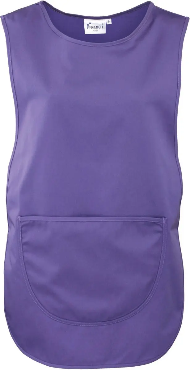 Schort/Tuniek/Werkblouse Unisex L Premier Purple 65% Polyester, 35% Katoen