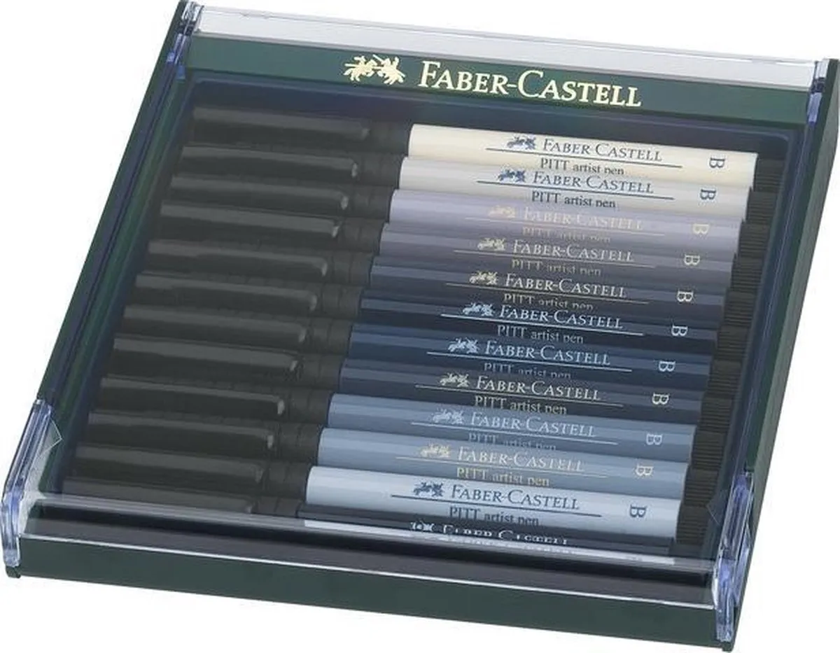 Faber-Castell Pitt Artist Pen Brush FC-267423 - 12 Stuks