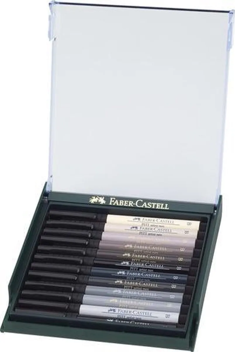 Faber-Castell Pitt Artist Pen Brush FC-267423 - 12 Stuks