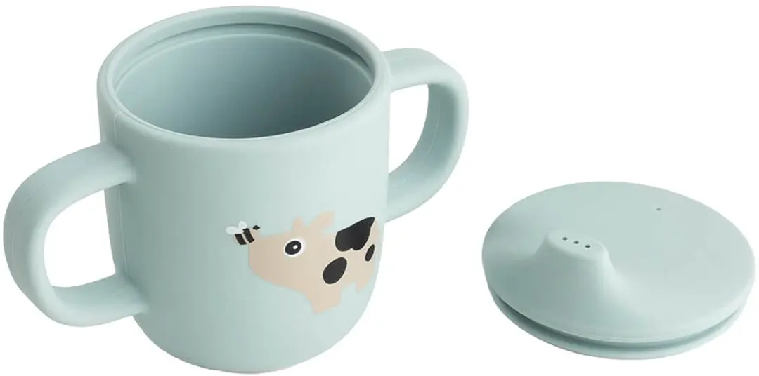 Done By Deer Tiny Farm Tuitbeker - Siliconen - Blauw - afbeelding 5 van 6