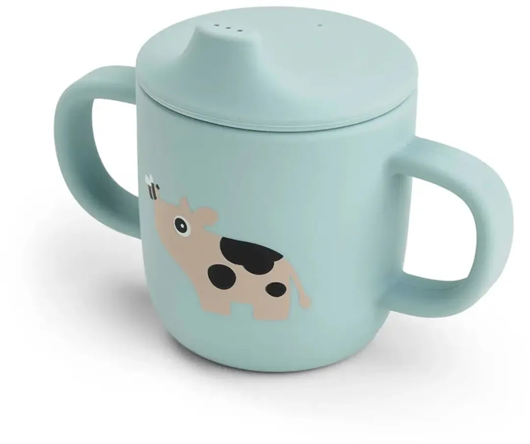 Done By Deer Tiny Farm Tuitbeker - Siliconen - Blauw - afbeelding 6 van 6
