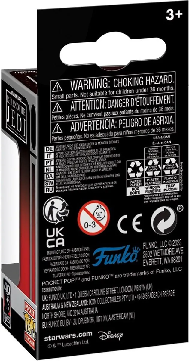 Funko Pocket Pop! Darth Vader Star Wars 40th - 71237 - Veelkleurig