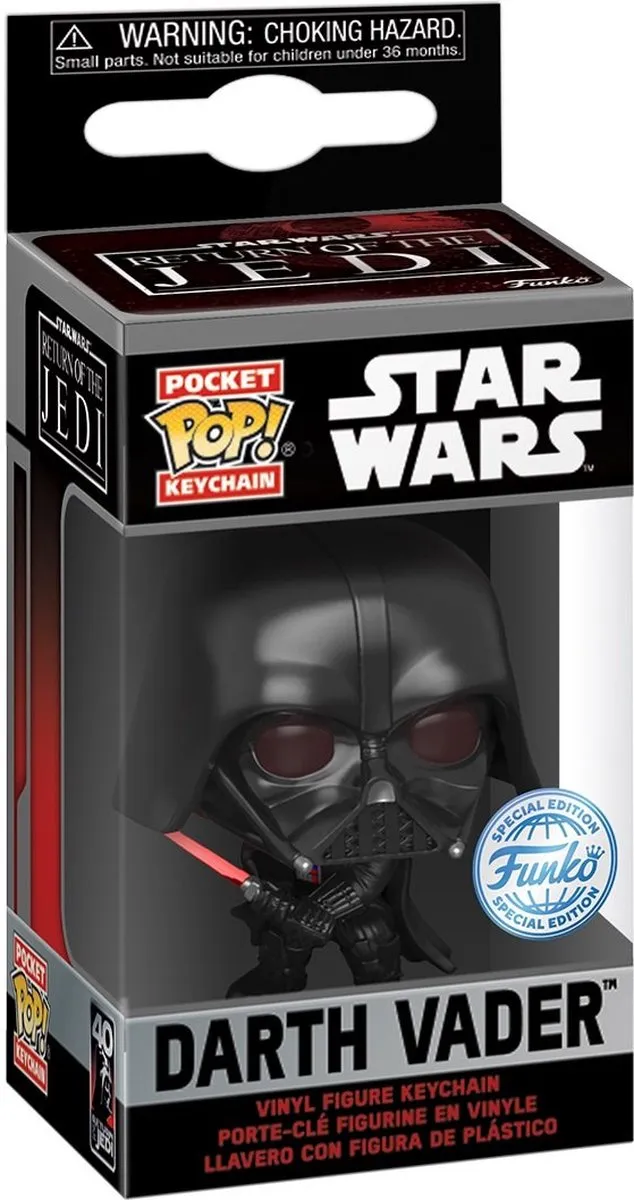 Funko Pocket Pop! Darth Vader Star Wars 40th - 71237 - Veelkleurig