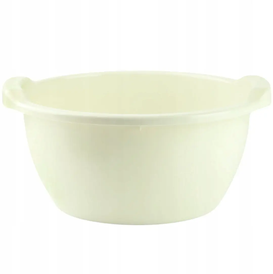 Ronde Plastic Wasbak 5L Ecru