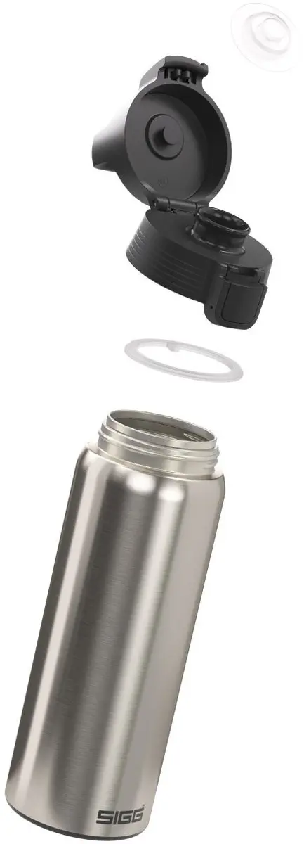 Sigg Shield One 0.75L RVS Drinkfles - Grijs - afbeelding 4 van 6