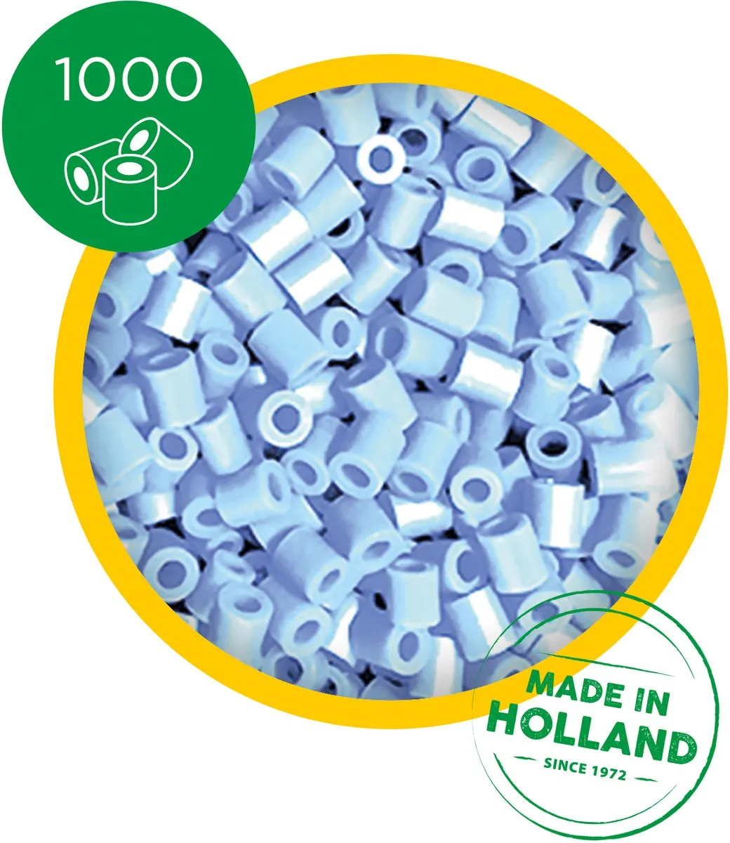 SES Creative Beedz Strijkkralen 1000 Stuks - Lichtblauw