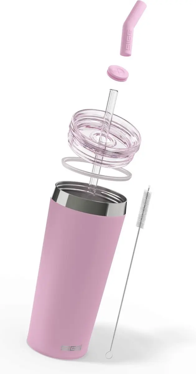 Sigg Helia 0.6L Drinkfles - 600ml - Rood/Rozig - afbeelding 2 van 6
