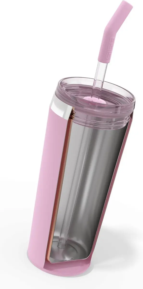 Sigg Helia 0.6L Drinkfles - 600ml - Rood/Rozig - afbeelding 3 van 6