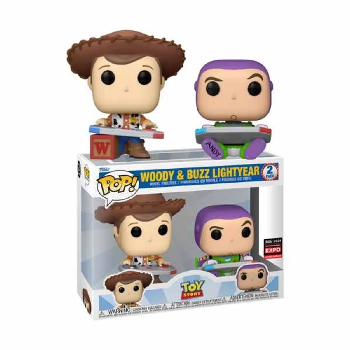 Funko Pop! Disney Toy Story Woody & Buzz Lightyear 2-Pack