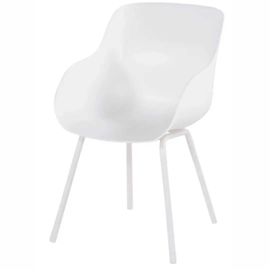 Hartman Tuinstoel Iris Rondo Wit Koninklijk Wit 80 Cm