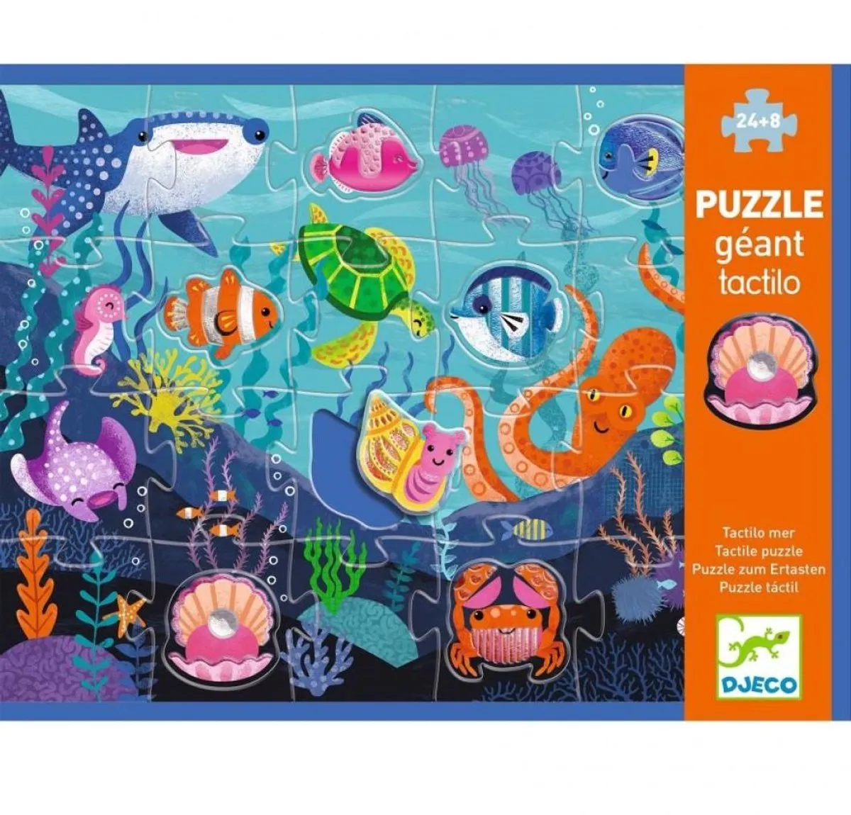Djeco Reuzenpuzzel Onderwaterwereld 1000 Stuks - DJ07166 - afbeelding 5 van 5