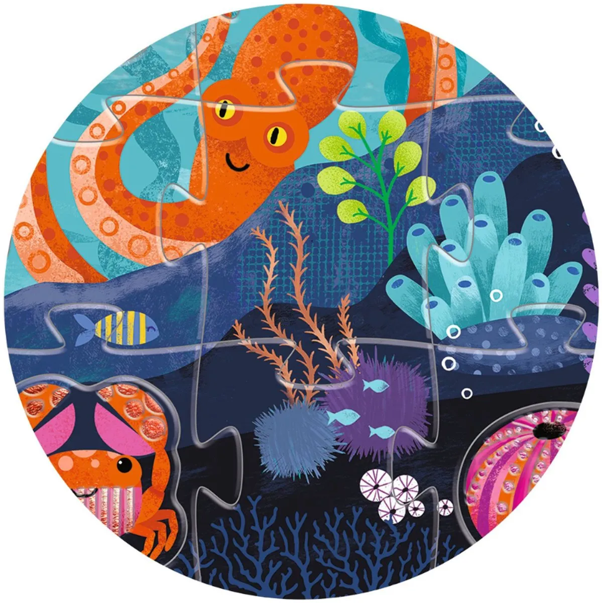 Djeco Reuzenpuzzel Onderwaterwereld 1000 Stuks - DJ07166 - afbeelding 4 van 5
