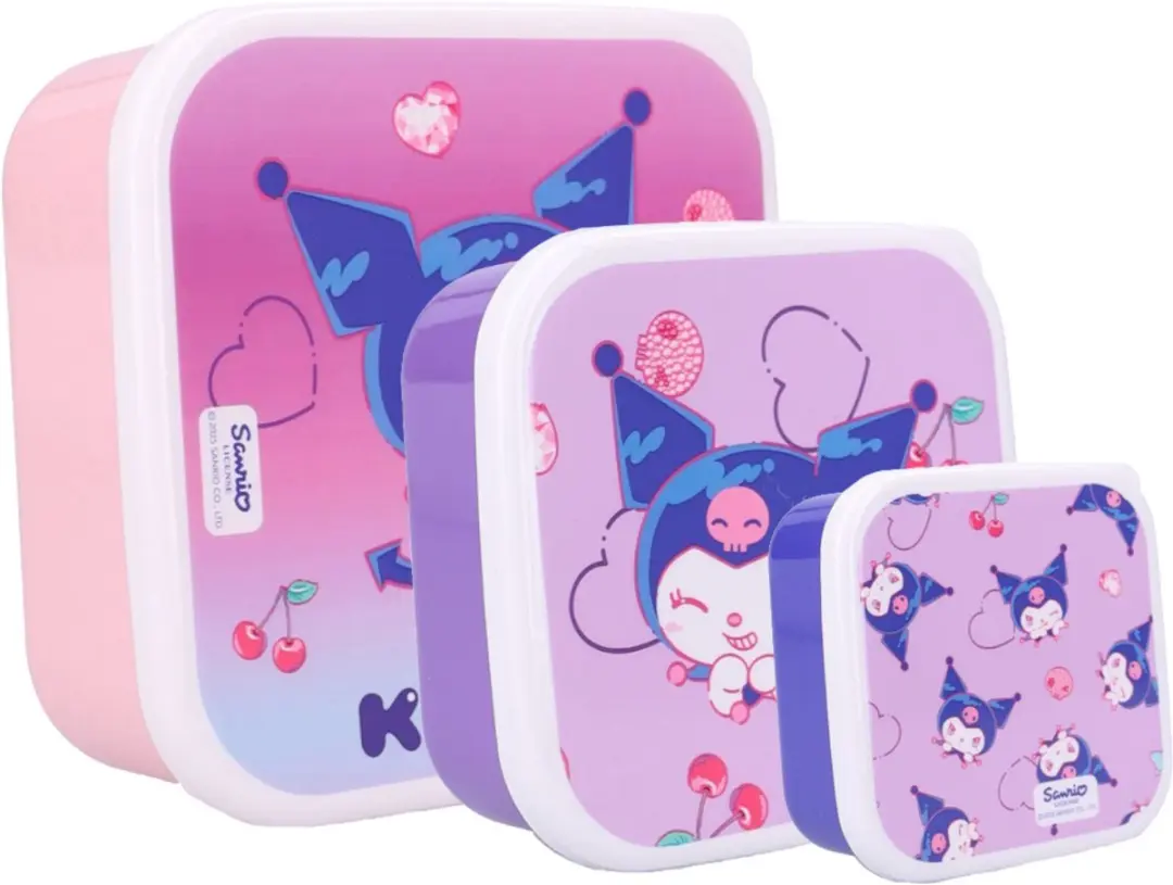 Kuromi Snackbox 3-in-1 3 Stuks