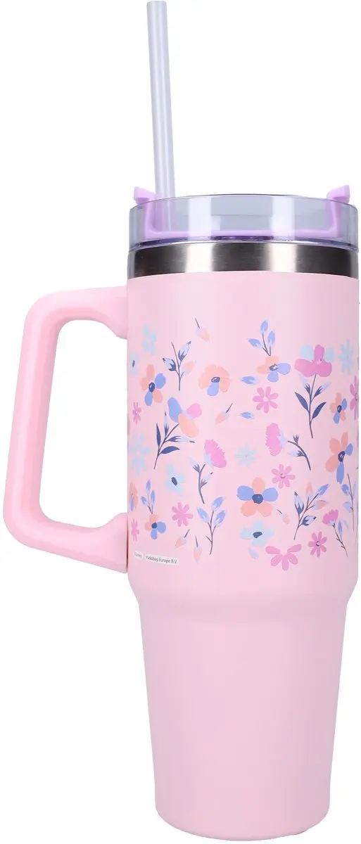 Lilo & Stitch Bottled Bliss Roze Schoolbeker & Drinkfles 900ml